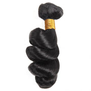  Virgin Malaysian Loose Wave Hair 4 Bundles with Closure