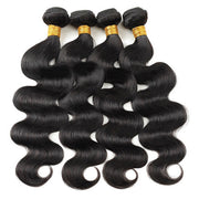 100% Human Virgin Malaysian Body Wave Hair 4 Bundles 