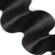 Indian Hair Body Wave 3 Bundles with 4*4 Lace Closure Virgin Human Hair