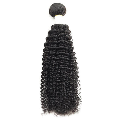 Curly Hair Brazilian Hair Bundle Natural Color 1 Piece Human Hair Extension