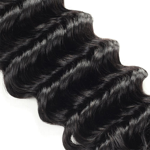 Deep Wave Hair Brazilian Hair Bundle Natural Color Human Hair Extension