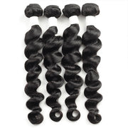 Brazilian Virgin Remy Human Hair Loose Deep Wave 4 Bundles 