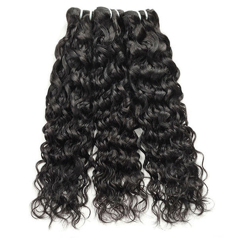 Brazilian Water Wave 3 Bundles  With Closure 