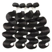 Brazilian Body Wave Virgin Remy Hair 4pcs With Lace Closure