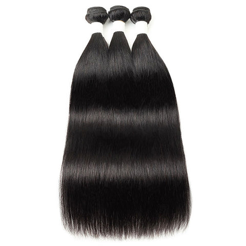 Brazilian Hair Straight Virgin Remy Hair Weave 3 Bundles