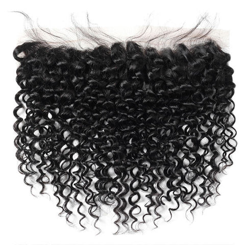 Curly Hair 100% Human Virgin Hair 4 Bundles with 13*4 Frontal