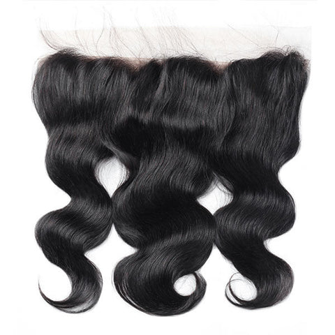 Human Virgin Malaysian Body Wave Hair 4 Bundles with Frontal