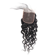 Malaysian Water Wave 3 Bundles with Closure Virgin Human Hair