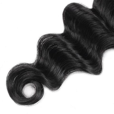 Malaysian Hair Loose Deep Wave 4 Bundles Virgin Human Hair