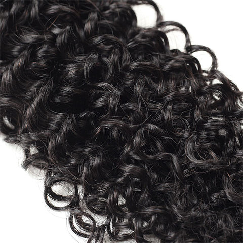 Indian Curly 4 Bundles Non Remy Human Hair Extensions