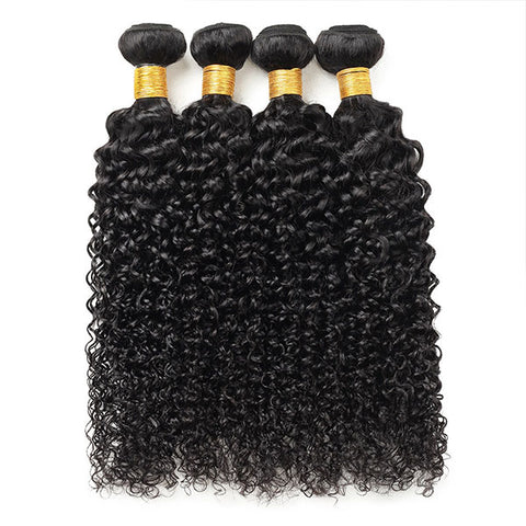 Malaysian Curly Wave 4 Bundles Virgin Human Hair Bundles