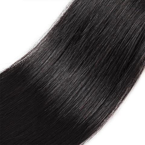 Cheap Indian Straight Virgin Hair Bundles Unprocessed 100% Real Human Hair Weave Natural Color Human Hair Extensions