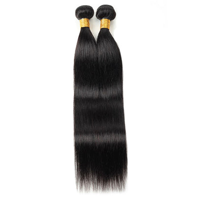 indian straight hair bundles 100% unprocessed virgin straight human hair weave extensions hot sale