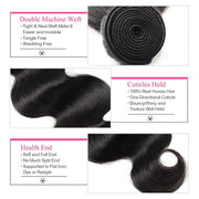 Malaysian Body Wave 4 Bundles Virgin Human Hair Bundles