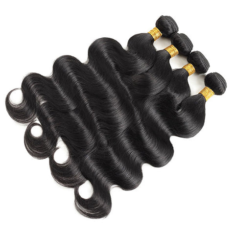 Malaysian Body Wave 4 Bundles Virgin Human Hair Bundles