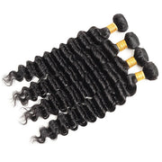 Indian Deep Wave 4 Bundles Virgin Human Hair