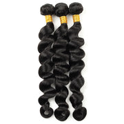 Malaysian Loose Deep Wave 3 Bundles Non Remy Human Hair