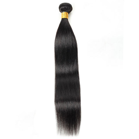 Indian Straight Human Hair Weave Bundles Unprocessed Virgin Indian Hair Straight Non Remy Human Hair Weaves For Sale Online Mixed Length Last Long No Shedding